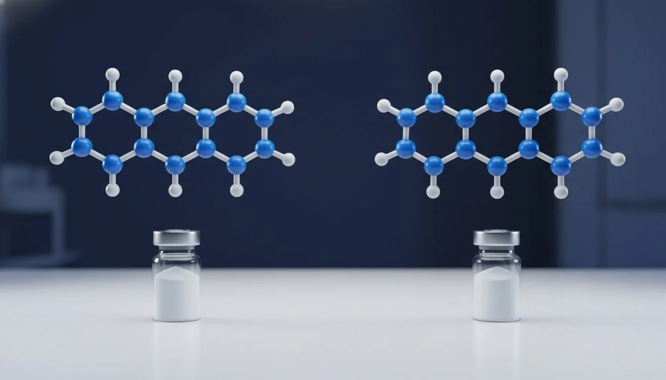 Tirzepatide vs. Semaglutide: A Comparative Technical Analysis for Laboratory Research